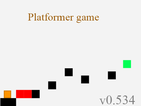 Platformer game (v 0.534)