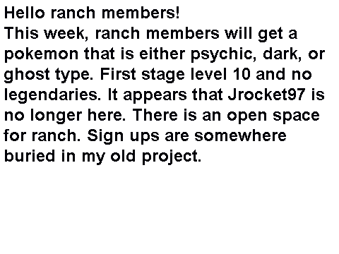 Ranch member news