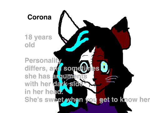 Corona, otherwise known as 'Twisted Kitty.'