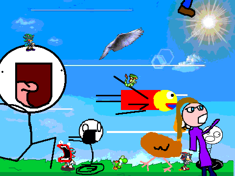 ADD YOURSELF RUNNING FROM TEH STICK POYESON Remix!