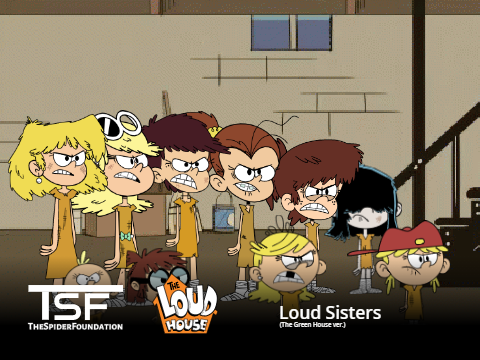 The Loud House - Loud Sisters (Vector Look - The Green House ver.)