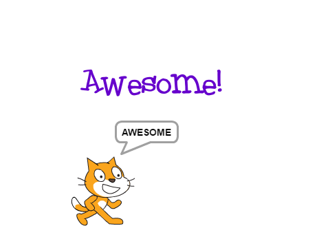 SAYING AWESOME