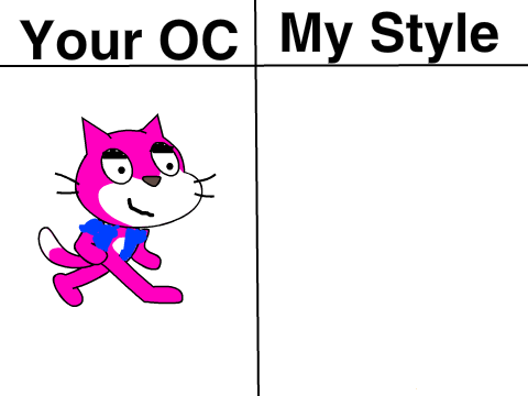 Give me an OC and I'll design it in my style! remix