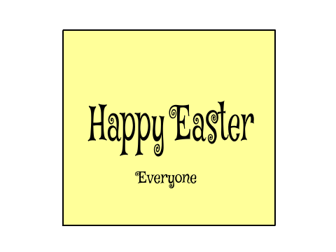 Short animation for Easter. :)