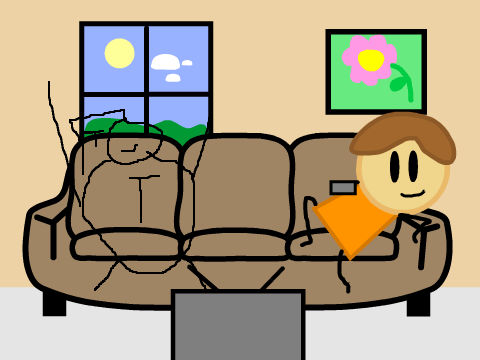 Add Yourself Watching TV remix