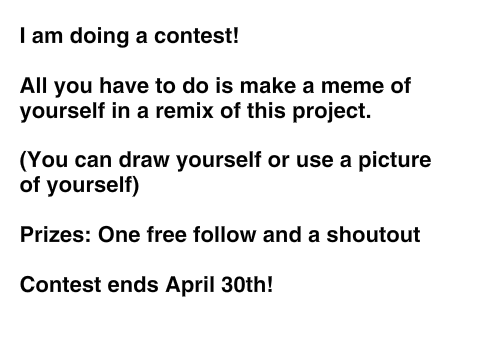 Meme Yourself Contest