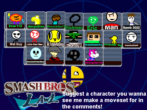 Add Yourself In Smash Bros. Lawl remix x9 Xman Edition