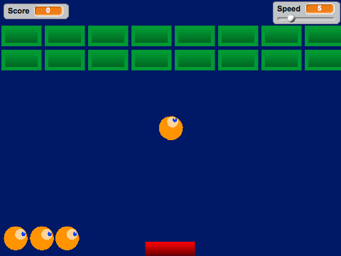 Brick And Paddle Game (Backgrounds Edition)
