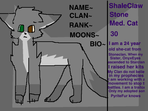 Broken ~ Warrior Cats Rp Bio remix