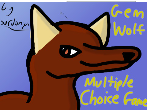 Gemstone Wolf Multiple Choice Game