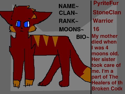 Broken ~ Warrior Cats Rp Bio remix-2