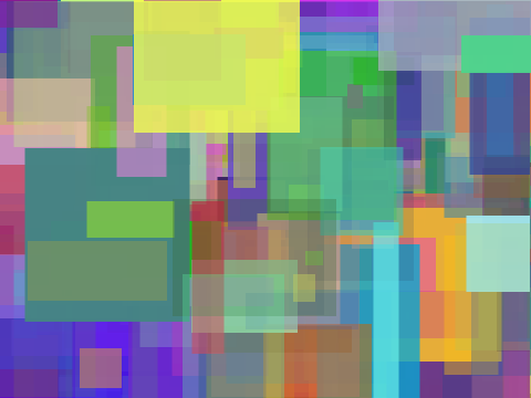 Rectangle custom block with opacity