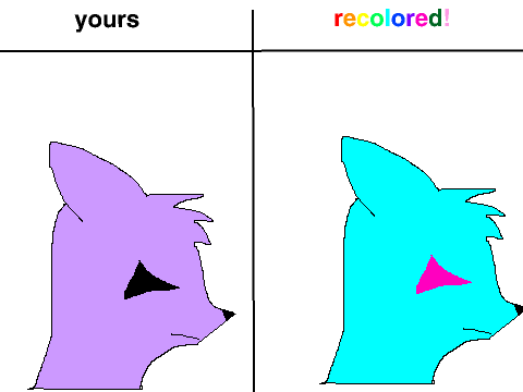 nightare colored into unknown. remix