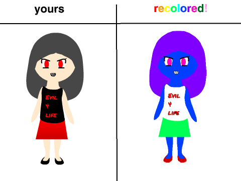 Give me you OC an i will recolor it! remix remix-16