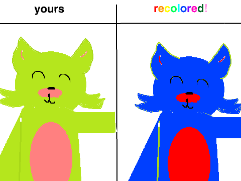 Give me you OC an i will recolor it|Spring remix