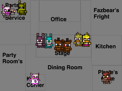Five Night's at Freddy's Scene Maker attack on the nightgaurd remix remix-2