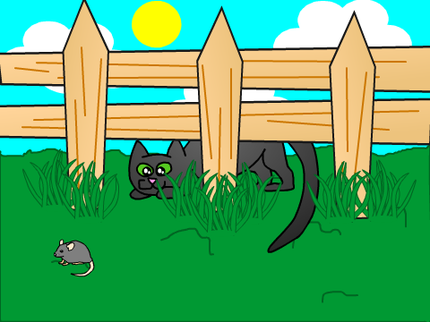Vector Cat Drawing