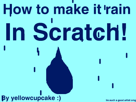 Begginer tutorial: How to make it rain!