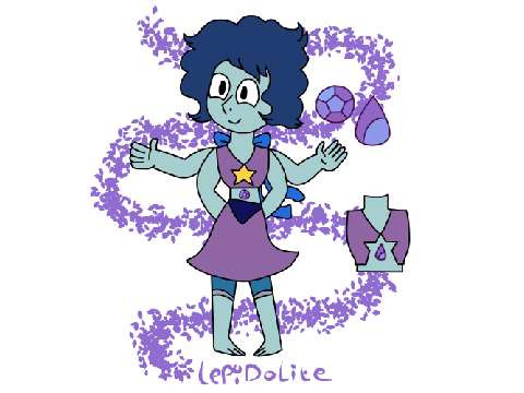 Lepidolite(Fan fusion of steven and lapis)
