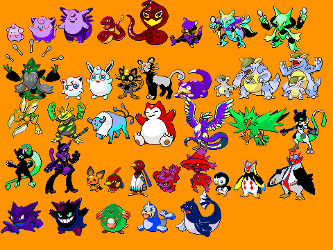 My Redone Shiny Pokemon FREE TO USE!!!