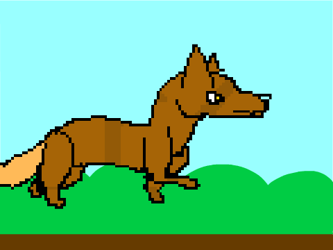 Wolf Walk Cycle Attempt