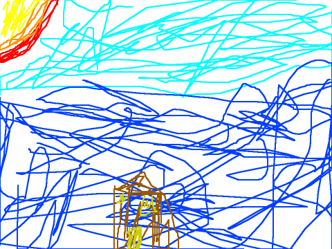 a scribble art