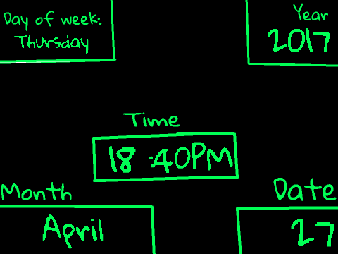 Cool clock