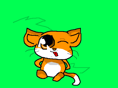 Anime Scratch Cat