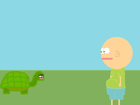 never look a turtle in the eyes