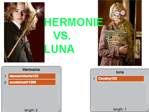 Hermione vs luna  