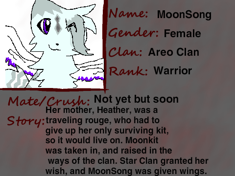 Warriors Of The Blazing Tundra RPG Moonsong(WOTBT) 