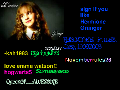 Remix and sign if you love Hermione Granger  remix