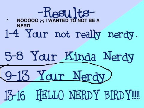 How Nerdy Are You? Quiz remix