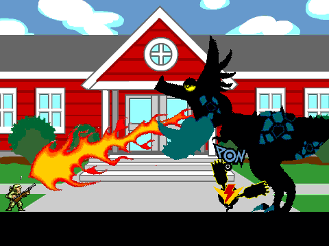 Add Yourself Fighting Dodonga to Save the School[1]