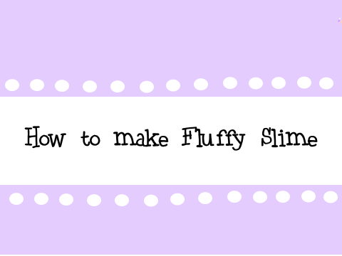 How to make FLUFFY SLIME
