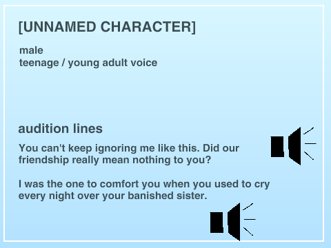 Auditions - Colour Divide - Unnamed Character