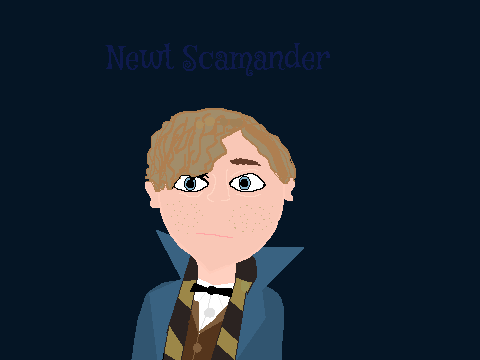 Newt Scamander Drawing!!!