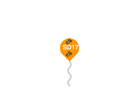 My scratch day ballon