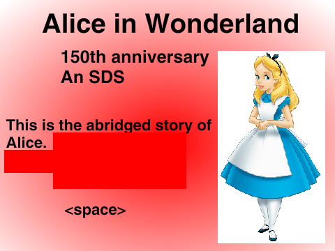 Alice in Wonderland 150th Anniversary Story