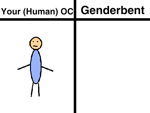 Give me a (human) character and I will genderbend them! remix