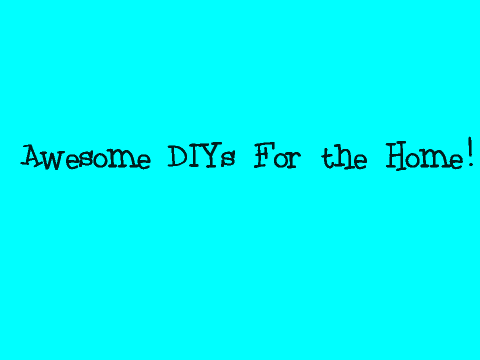 Awesome DIYs For the Home - :P