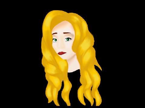 Gold hair
