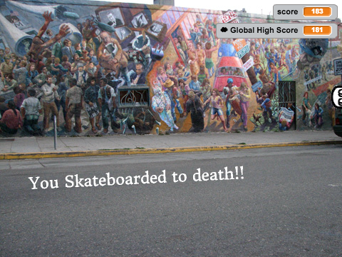 A game of skateboards
