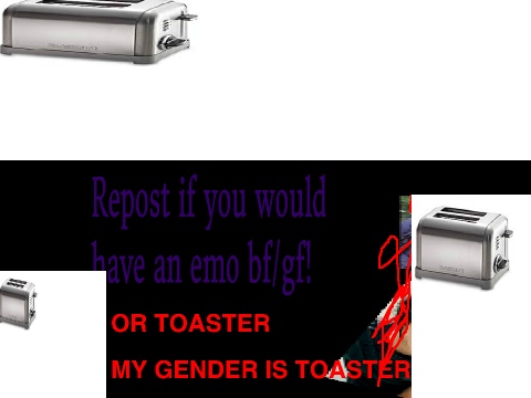 Would You Have An Emo Bf/Gf/TOASTER?