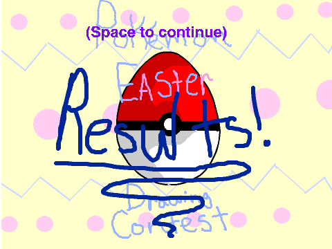 Easter Pokemon Drawing Contest Results