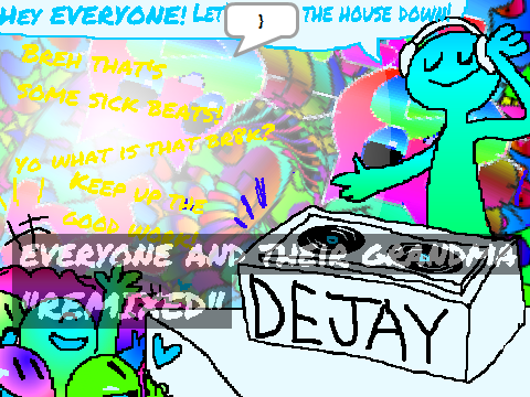 Seizure Warning: Everybody really likes bad DNB remix