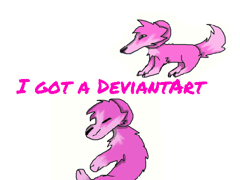 Why I haven't been posting much: I got a DeviantArt!!