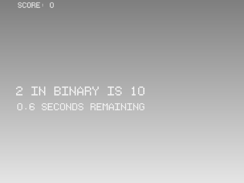 Binary conversion game(100% Pen)
