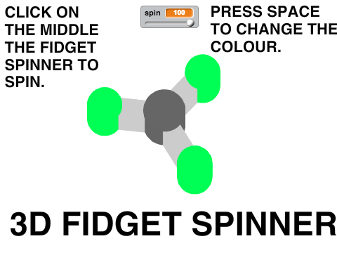 3D Fidget spinner 