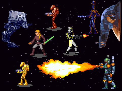 More Hard to Find Star Wars Sprites